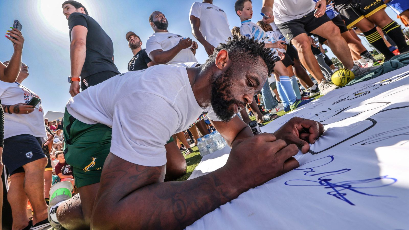 Springboks training session France tour